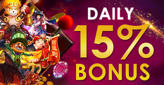 918Kiss/SCR888 dompet – 918Kiss Daily Deposit 15% Bonus